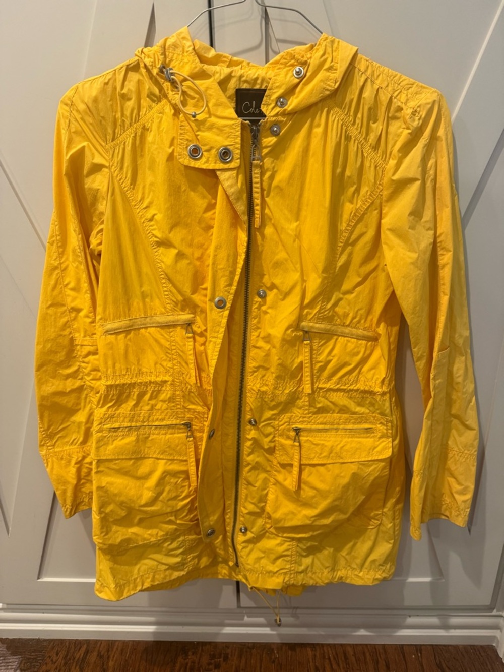 Cole Haan Bright Yellow Utility Anorak Jacket